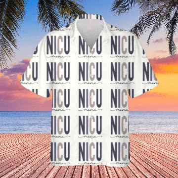 Discover Purple NICU Mama Gift For New Mom Design Hawaiians