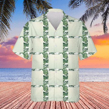 Discover Teal Squares Pattern Hawaiians