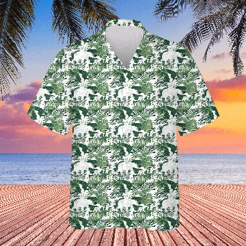 Discover Mama Bear With Little Cubs Hawaiians