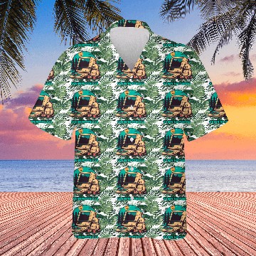 Discover Green Nostalgia Toy Bear Nature Computer Hawaiians