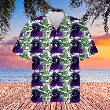 Discover Synthwave Neon Beats of a Gorilla Hawaiians