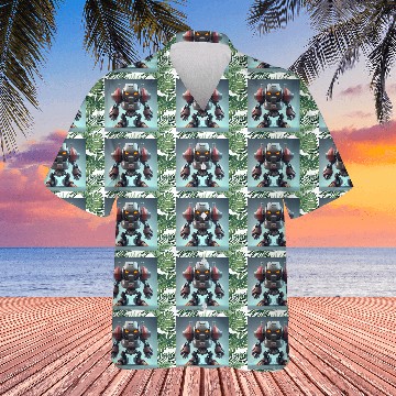 Discover Angry 3D Robot Hawaiians