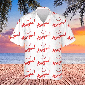 Discover Red Simple Typography Hawaiians