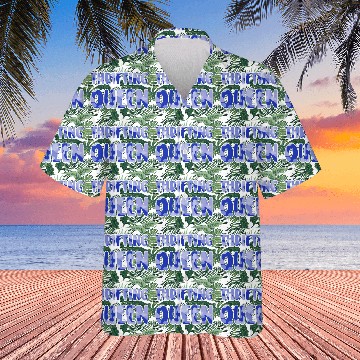 Discover Thrifting Queen blue camo Hawaiians