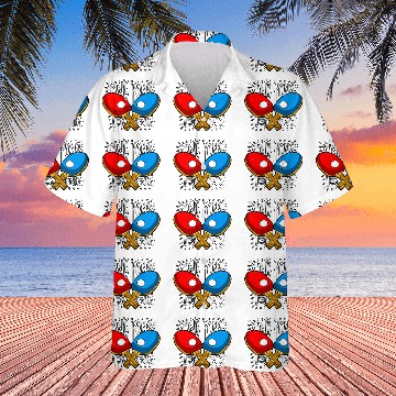 Discover Table Tennis Legend Ping Pong Lovers Hawaiian Shirts
