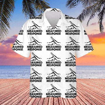 Discover Measured Response dark green Hawaiian Shirts