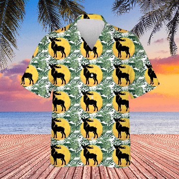 Discover moose elk deer in the moon light Hawaiians