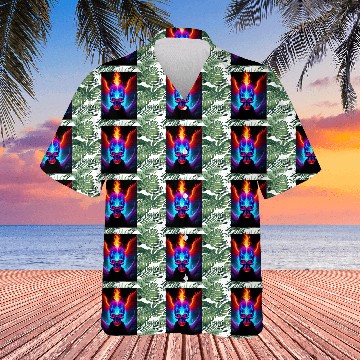 Discover Psyschedelic Skull Blazer Hawaiians