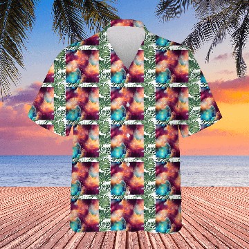 Discover Galaxy nebula abstract design Hawaiians