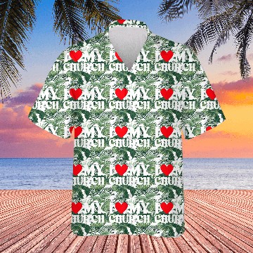 Discover I Love My Church Christian Gift Hawaiians