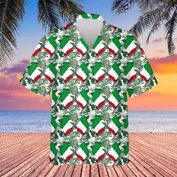 Discover Flags of Italy crossed Hawaiians