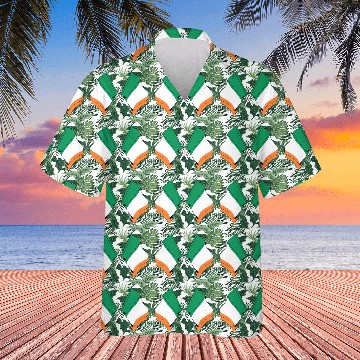 Discover Flags of Ireland crossed Hawaiians