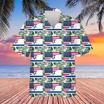 Discover Israel USA flag flags Hawaiians