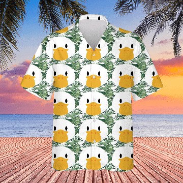 Discover Duck Face Funny Goose Cute Animal Ducky Honk Bird Hawaiians