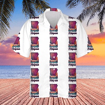 Discover ARKANSAS REFLECTIVE LAKEVIEW Hawaiian Shirts