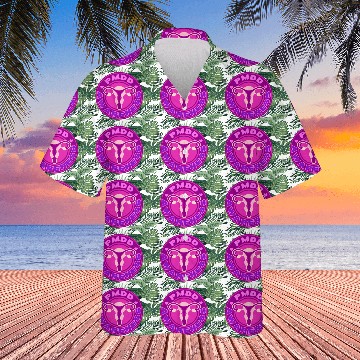 Discover PMDD Awareness Logo | Pink Purple Womb Hawaiians