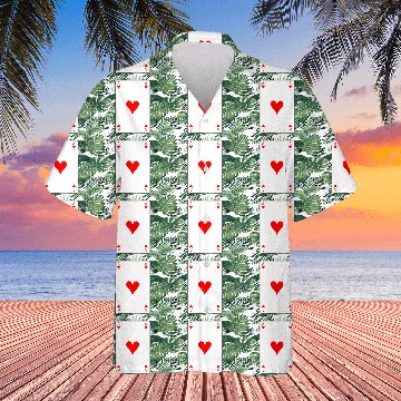 Discover Hearts Playing Card Hawaiians