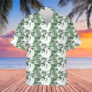 Discover Sloth silhouette minimalist art deco style Hawaiians