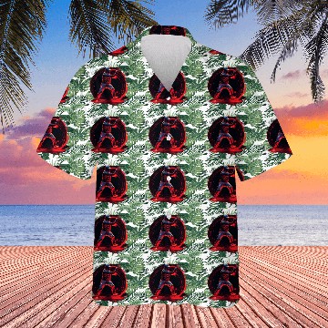 Discover Baseball Pitcher in Red Neon, Pop Art Hawaiians