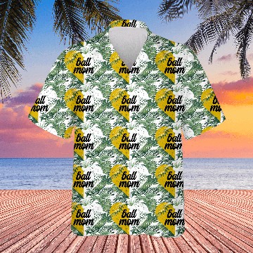 Discover Softball Mom Funny Mommy Mother's Day Hawaiians