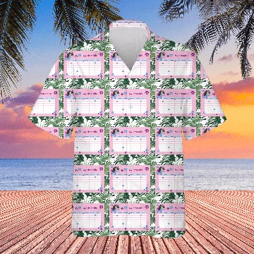 Discover Timetable for Kids - Pony Flowers pink Hawaiians