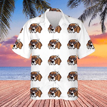 Discover Beagle Retro Dog Hawaiians