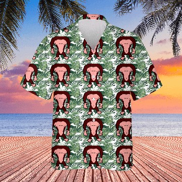 Discover Funny Gorilla Body Without Head Halloween Cost Hawaiians