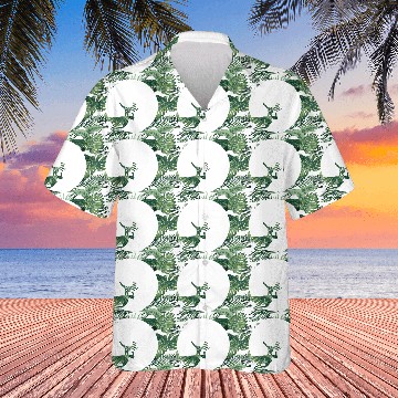 Discover Cat Moon Cliff At Night Werewolf Round Howling Fun Hawaiians