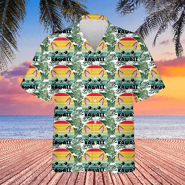 Discover Kawaii Cat Face, Cat Lovers Hawaiians