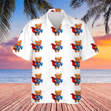 Discover Teddy bear superhero Hawaiians
