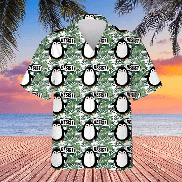 Discover Penguins Against Tariff Funny Penguin No Tariff Hawaiians