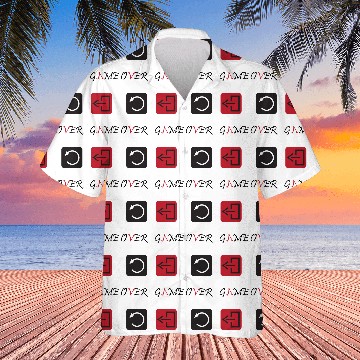 Discover Game Over - Minimalist Tech Design Hawaiian Shirts