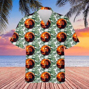 Discover Sunrise Sleeping Lion in Grass Design. Hawaiians