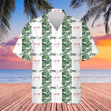 Discover Elegant Pink Girly Design with a Soft Bow Hawaiians
