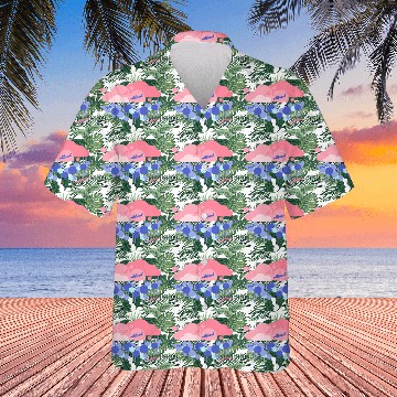 Discover Pastel Rain Cloud with Star Accents Hawaiians