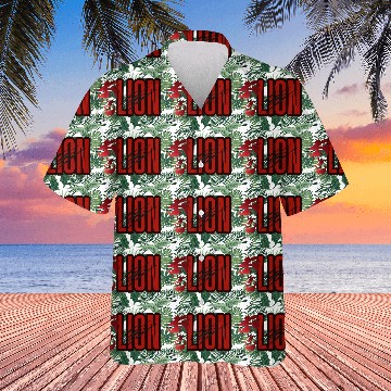 Discover Roaring Lion Emblem with Bold Typography Hawaiians