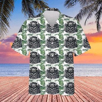 Discover Viking Skull Warrior Design Hawaiians