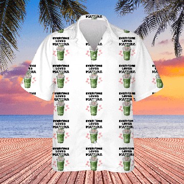Discover Matcha Latte with Whimsical Smile Hawaiian Shirts