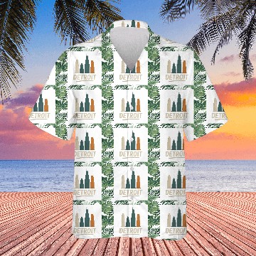 Discover Detroit Skyline Street Vibes Hawaiians