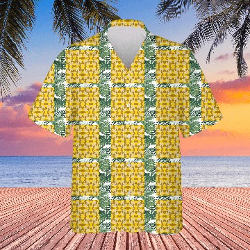 Discover Abstract Gold and Brown Pattern Hawaiians