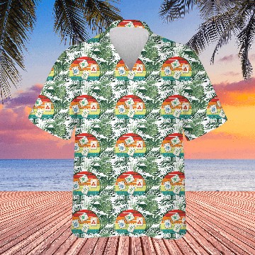 Discover Retro Mahjong Gamer Hawaiians