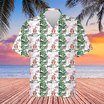 Discover Cherry Blossom Girl with Japanese Elements Hawaiians