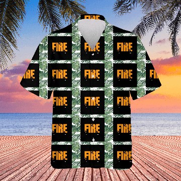 Discover Fiery Abstract Flame Typography Design Hawaiians