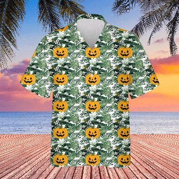 Discover Pumpkin Jack O Lantern Halloween Design Hawaiians