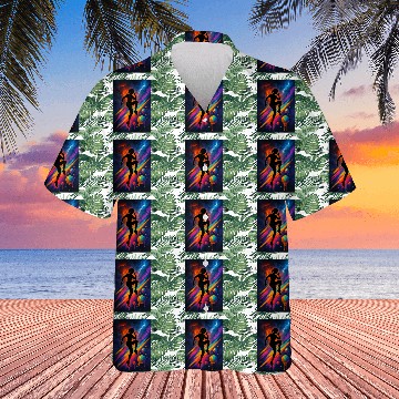 Discover Celestial Storm Dance Silhouette Hawaiians