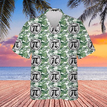 Discover Pi Day Symbol Round Hawaiians