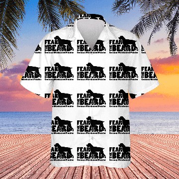 Discover Fear the Beard - German Wirehaired Pointer Gear Hawaiian Shirts