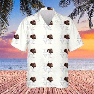 Discover I Love My Chocolate Lab Labrador Retriever Lover Hawaiians