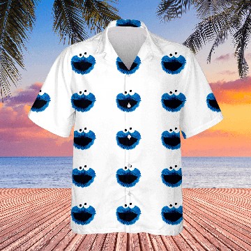 Discover Cookie Monster | Watercolor Trend Hawaiian Shirts
