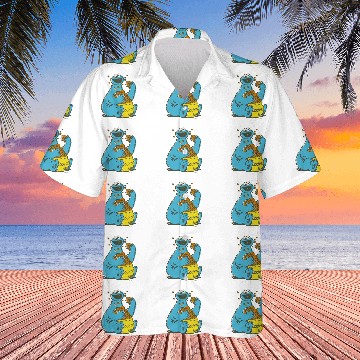 Discover Cookie Monster Vintage Hawaiian Shirts